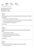 DeVry University&comma; Chicago HIT 206&sol; HIT2026 All Module 2 Quizzes &vert; complete Answered Latest Spring 2026&period;