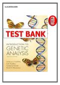 Test Bank for Introduction to Genetic Analysis 12th Edition &lpar;2020&rpar; Griffiths Doebley Peichel &lpar;PDF&rpar;