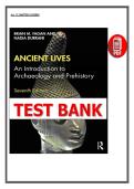 Test Bank for Ancient Lives&colon; Introduction to Archaeology & Prehistory 7th Edition &lpar;2020&rpar; Fagan &lpar;PDF&rpar;
