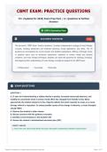 CBMT Exam Practice Questions 70&plus; &lpar;Updated for 2026&sol;2027&rpar; Exam Prep Pack A&plus; Questions & Verified Answers