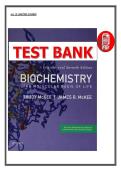 Test Bank for Biochemistry&colon; The Molecular Basis of Life 7th Edition &lpar;2020&rpar; McKee & McKee &lpar;PDF&rpar;