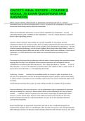 OACETT&colon; REAL ESTATE - COURSE 2 MODUL 15 EXAM QUESTIONS AND ANSWERS&period;&NewLine;&NewLine;