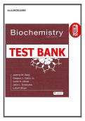 Test Bank for Biochemistry 10th Edition &lpar;Updated&rpar; Berg&comma; Tymoczko&comma; Stryer & Gatto &lpar;PDF&rpar;
