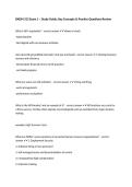 BADM 313 Exam 1 &ndash; Study Guide&comma; Key Concepts & Practice Questions Review