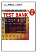 Test Bank for Cognition Theory and Practice 1st Edition &lpar;2013&rpar; Russell Revlin &lpar;PDF&rpar;
