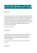 FAC 023 ACTUAL TEST PAPER 2026 FULL&NewLine;QUESTIONS AND SOLUTIONS VERIFIED A&plus;