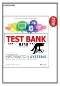 Test Bank for Introduction to Information Systems 4th Canadian Edition &lpar;2017&rpar; Rainer et al&period; &lpar;PDF&rpar;