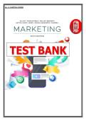 Test Bank for Marketing 6th Edition &lpar;2024&rpar; Elliott&comma; Rundle-Thiele & Waller &lpar;PDF&rpar;