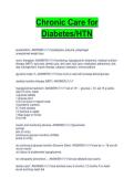 Chronic Care for Diabetes Study Guide &vert; Management & Treatment&NewLine;Description&colon; Study guide focusing on long-term diabetes care and patient management strategies&period;&NewLine;Keywords&colon; diabetes care&comma; chronic care&comma; management&comma; nursing