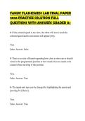 FANUC FLASHCARDS LAB FINAL PAPER&NewLine;2026 PRACTICE SOLUTION FULL&NewLine;QUESTIONS WITH ANSWERS GRADED A&plus;