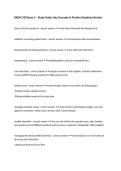 BADM 320 Exam 3 &ndash; Study Guide&comma; Key Concepts & Practice Questions Review