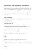 BADM 211 Exam 1 &ndash; Coding Practice Questions & Answers Study Guide