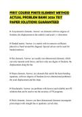 FIRST COURSE FINITE ELEMENT METHOD&NewLine;ACTUAL PROBLEM BANK 2026 TEST&NewLine;PAPER SOLUTIONS GUARANTEED&NewLine;