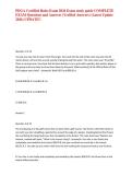 PDGA Certified Rules Exam 2026 Exam study guide COMPLETE EXAM Questions and Answers &lpar;Verified Answers&rpar; &lpar;Latest Update 2025&rpar; UPDATE&excl;&excl;&NewLine;