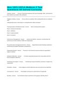 Mos 1021&colon;1021A Midterm 2 Test Questions All Solved Correctly&period;