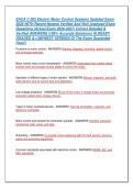SACA C-202 Electric Motor Control Systems Updated Exam &NewLine;2026 WITH Recent Newest Verified And Well Analyzed Exam &NewLine;Questions &lpar;Actual Exam 2026-2027&rpar; Correct Detailed & &NewLine;Verified ANSWERS &lpar;100&percnt; Accurate Solutions&rpar; ALREADY &NewLine;GRADED A&plus;&vert;&vert;NEWEST VERSION Of The