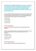 LMR Georgette&rsquo;s PMHNP Certification Updated Exam 2026 WITH &NewLine;Recent Newest Verified And Well Analyzed Exam Questions &lpar;Actual &NewLine;Exam 2026-2027&rpar; Correct Detailed & Verified ANSWERS &lpar;100&percnt; &NewLine;Accurate Solutions&rpar; ALREADY GRADED A&plus;&vert;&vert;NEWEST VERSION Of The &NewLine;Exam 