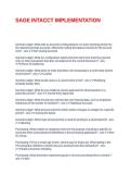 SAGE INTACCT IMPLEMENTATION
