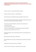 Chemistry IGCSE Oxford AQA organic chemistry Exam study guide COMPLETE EXAM Questions and Answers &lpar;Verified Answers&rpar; &lpar;Latest Update 2025&rpar; UPDATE&excl;&excl;&NewLine;
