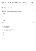 SSI Open Water Diver Final Exam &ndash; Full Cumulative Study Guide&comma; Key Concepts & Practice Questions