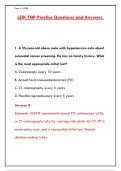 LEIK FNP PRACTICE EXAM 2026 &ndash; 300&plus; REAL QUESTIONS & ANSWERS WITH RATIONALES &vert; GUARANTEED PASS&NewLine;&NewLine;