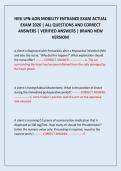 HESI LPN-ADN MOBILITY ENTRANCE EXAM ACTUAL EXAM 2026 &vert; ALL QUESTIONS AND CORRECT ANSWERS &vert; VERIFIED ANSWERS &vert; BRAND NEW VERSION&excl;