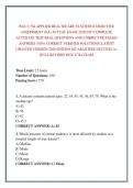 WGU C784 APPLIED HEALTHCARE STATISTICS OBJECTIVE ASSESSMENT &lpar;OA&rpar; ACTUAL EXAM 2026&sol;2027 COMPLETE ACCURATE TEST REAL QUESTIONS AND CORRECT DETAILED ANSWERS &lpar;100&percnt; CORRECT VERIFIED SOLUTIONS&rpar; LATEST UPDATED VERSION 2026 EDITION &vert;GUARANTEED SUCCESS A&plus; &vert;FULL RE