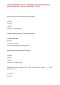 CNA chapter 4 EXAM fully solved & updated &lpar;latest version verified for accuracy&rpar; &lpar;Questions &plus; Answers&rpar; Solved 100- Correct&excl;&excl;&NewLine;