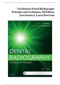 Test Bank for Dental Radiography Principles and Techniques&comma; 5th Edition&comma; Joen Iannucci&comma; Laura Howerton&NewLine;
