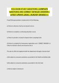 HCD EXAM STUDY QUESTIONS &vert; COMPLETE QUESTIONS AND CORRECT DETAILED ANSWERS &vert; LATEST UPDATE &lpar;2026&rpar; &vert; ALREADY GRADED A&plus;