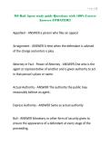MS Bail Agent study guide Questions with 100&percnt; Correct Answers UPDATED&excl;&excl;&excl;&period;