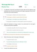 Mississippi Bail Agent Practice Test Questions with 100&percnt; Correct Answers UPDATED&excl;&excl;&excl;&period;