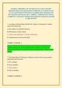FLORIDA CHIROPRACTIC BOARD EXAM LATEST 2026&sol;2027 PREMIUM PRACTICE QUESTIONS COMPLETE ACCURATE EXAM ACTUAL QUESTIONS WITH WELL ELABORATED ANSWERS AND DETAILED RATIONALES &lpar;100&percnt; CORRECT VERIFIED SOLUTIONS&rpar; CURRENTLY UPDATED VERSION 2026 EDITION &vert;ALREADY GRAD