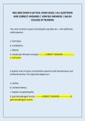 NSG 3850 EXAM 4 &lpar;ACTUAL EXAM 2026&rpar; &vert; ALL QUESTIONS AND CORRECT ANSWERS &vert; VERIFIED ANSWERS &vert; GALEN COLLEGE OF NURSING