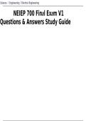 NEIEP 700 Final Exam V1 Questions and Answers Study Guide