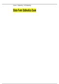State Farm Estimatics Exam Questions and Answers Study Guide