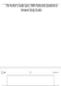 The Hunter&rsquo;s Guide Quiz 1 NRA Study Guide Questions and Answers