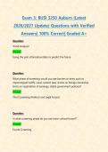 Exam 3&colon; BUSI 3250 Auburn &lpar;Latest 2026&sol;2027 Update&rpar; Questions with Verified Answers&vert; 100&percnt; Correct&vert; Graded A&plus;