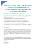 SEVI Test &num;2 Welsh Actual Exam 2026&sol;2027 &ndash; Complete Exam-Style Questions with Detailed Rationales &vert; 100&percnt; Verified &vert; Pass Guaranteed &ndash; A&plus; Graded&NewLine;&NewLine;