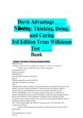 Davis Advantage Basic Nursing Thinking Doing and Caring 3rd Edition Study Guide Nursing Fundamentals Patient Care Clinical Skills and Nursing Process Review