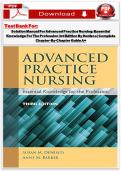 Solution Manual for Advanced Practice Nursing&colon; Essential Knowledge for the Profession 3rd Edition by Susan M&period; DeNisco &vert; Complete Chapter Solutions Guide A&plus;