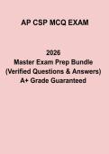 AP CSP MCQ Exam PDF &vert; Practice Questions&comma; Answers & Study Guide