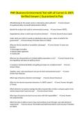 PHR &lpar;Business Environment&rpar; Test with all Correct & 100&percnt; Verified Answers &vert;Guaranteed to Pass