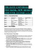 2026&sol;2027 Elite New Mexico Adjuster License Test Bank &lpar;v11&period;0&rpar; &vert; 60 Exam-Level Q&A with Full Rationales