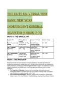 2026&sol;2027 Elite New York Independent General Adjuster &lpar;Series 17-70&rpar; Exam Test Bank&colon; 60 Practice Questions with Detailed Rationales