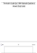 The Hunter&rsquo;s Guide Quiz 1 NRA Study Guide Questions and Answers