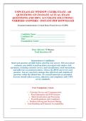 USPS EXAM 421 WINDOW CLERK EXAM - &lpar;60 &NewLine;QUESTIONS&rpar; UP-TO-DATE ACTUAL EXAM &NewLine;QUESTIONS AND 100&percnt; ACCURATE SOLUTIONS &vert; &NewLine;VERIFIED ANSWERS - INSTANT PDF DOWNLOAD 