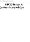 NEIEP 700 Final Exam V1 Questions and Answers Study Guide
