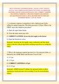 MD STATIONARY ENGINEER GRADE 1 EXAM LATEST 2026&sol;2027 ACTUAL TEST APPROVED QUESTIONS WITH WELL ELABORATED ANSWERS AND DETAILED RATIONALES &lpar;100&percnt; CORRECT VERIFIED SOLUTIONS&rpar; CURRENTLY UPDATED VERSION 2026 EDITION &vert;GUARANTEED SUCCESS A&plus; &vert;FULL REVISED MD STATI