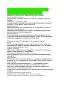 WGU C201 BUSINESS ACUMEN OBJECTIVE ASSESSMENT